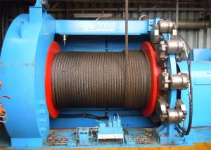 Quality Lebus 900mm Dia Drum Wire Electric Rope Winch Red For Construction wholesale