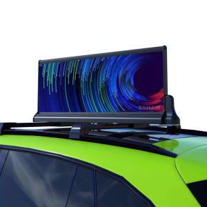 Quality P2.5 P2.96 Ultra Thintaxi top led sign 5000nit car advertising screen wholesale