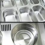 200L Commercial Ice Cream Dipping Cabinet 53 Gallon 220V 110V
