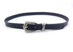 Business And Casual Womens Genuine Leather Belt / Slim Vintage Western Waist