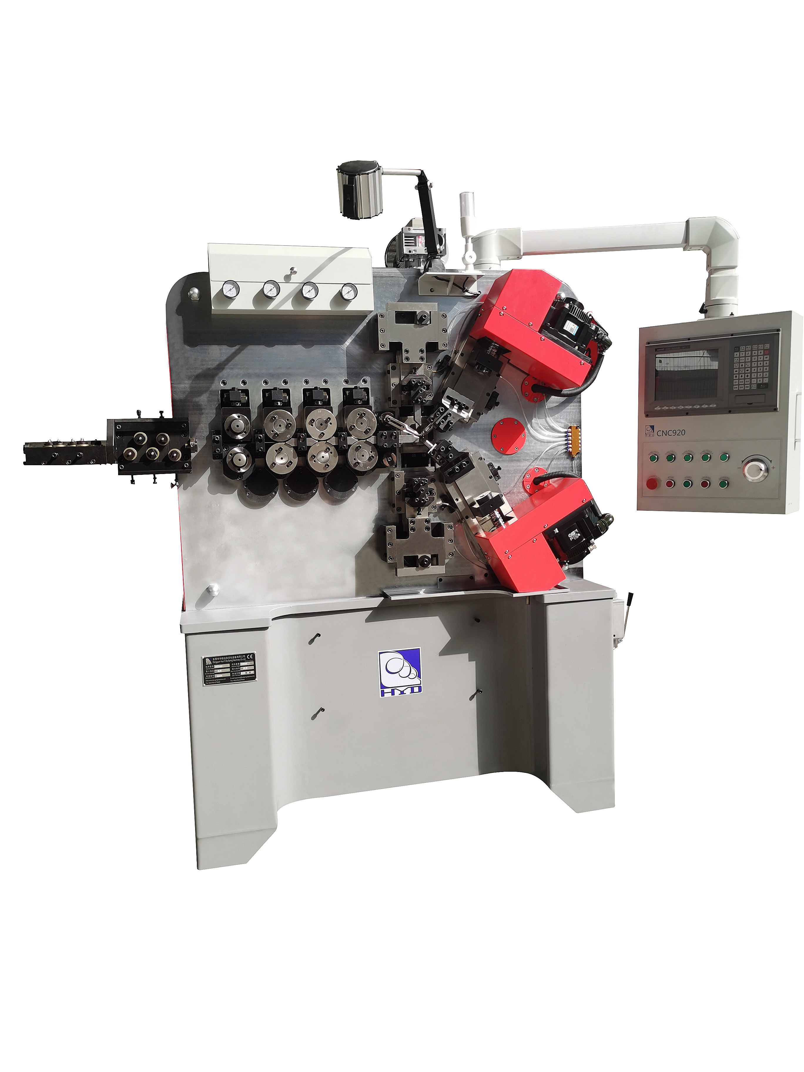 CNC Coiling Spring Machine 3.0-8.0mm 6 Axis Spring Making Machine