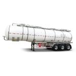 Palm Oil Crude Oil Bitumen Chemical Tanker Trailer 43500L