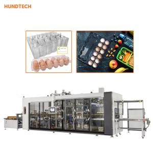 Quality 120mm Pasture Egg Tray Making Machine Servo Motor Vacuum Forming Equipment wholesale