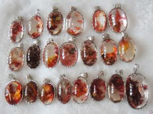 Quality Lanciashow Wholesale Natural Phantom Quartz Crystal Gemstone Pendant wholesale