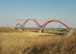 Weather Proof Prefabricated Steel Bridges Z Shape Steel Purlin