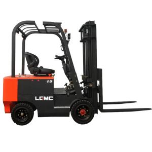 Quality 1500KG Logistics Forklift , CPD15 4 Wheel Drive Forklift wholesale