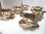 Diameter 150mm Extruder Machine Parts Screw Element Aluminium Bronze Material