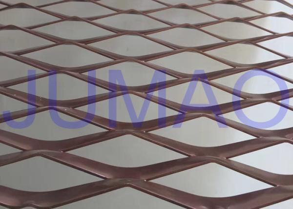 Cheap Perforated Strong Architectural Expanded Metal Flattened With Diamond Holes for sale