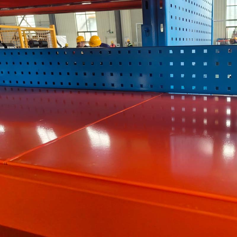 Orange Blue Adjustable Metal Boltless Industrial Shelving And Racks 5 Shelves
