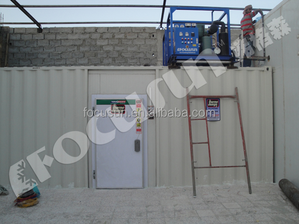 Garment Shops Solar Cold Storage with 20KVA Generador and Durable Design