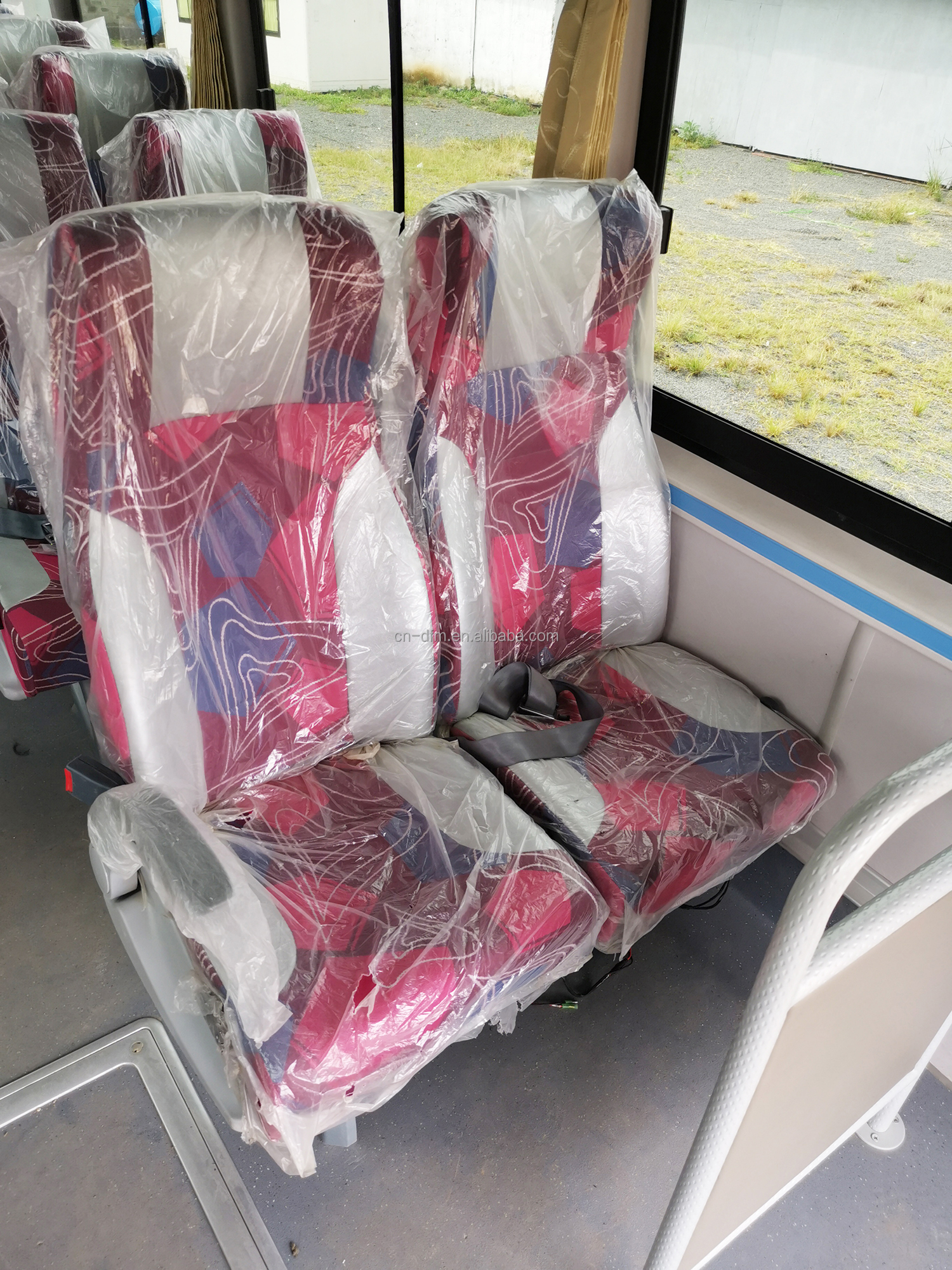 59 Seats Luxury Coach Bus for Public Transportation Diesel Fuel Type and Reading Lamp