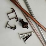 Zinc Alloy 22 Inch 7.2 Metres Removable Curtain Rod