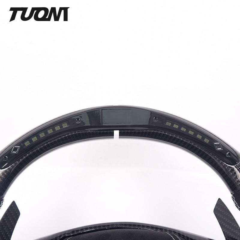 Sports LED Carbon Fibre Mercedes Steering Wheel S63 Alcantara