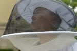Three-Layer Ventilated Round Veil Ventilated Beekeeping Suit Bee Suit