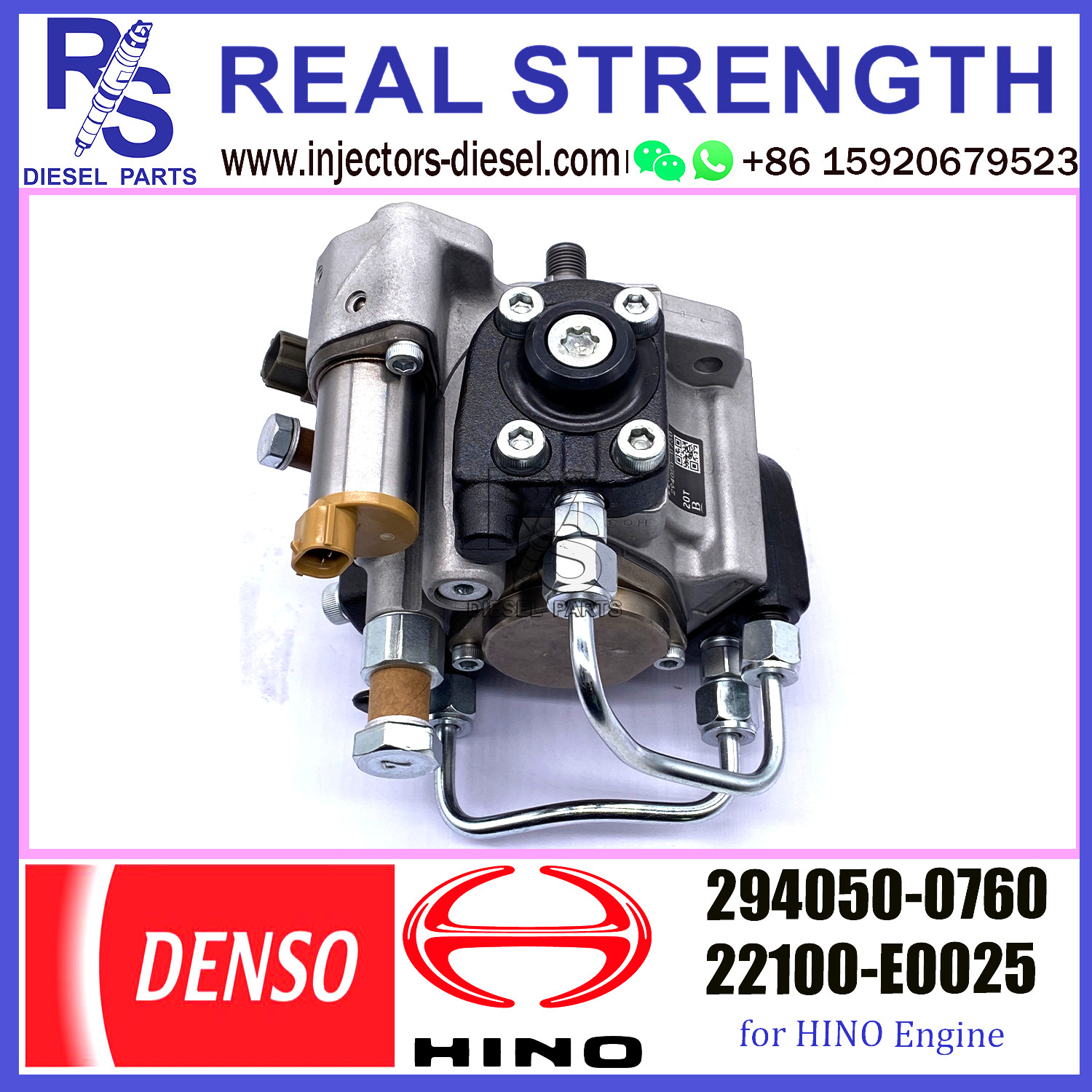 HP4 Diesel Injection Common Rail Fuel Pump 294050-0760 22100-E0020 22100-E0025 For HINO J08E