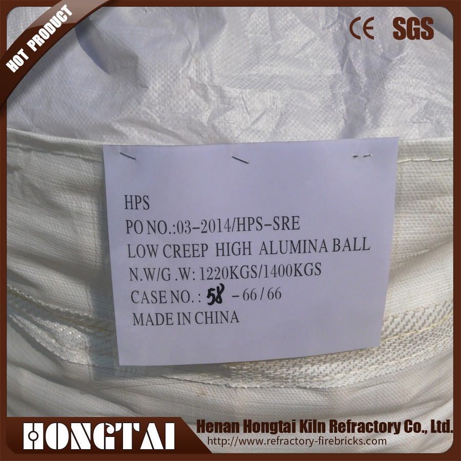 2% CrO Content High Aluminum Heat Storage Ball for Regenerative Heating Furnace Made