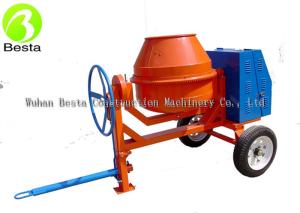 Quality Mobile Mini Diesel Cement Mixer 2 wheel Manual Tipping with 450 Liter Drum wholesale