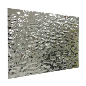Quality 8K 600mm Golden Mirror Stainless Steel Sheet 304 201 SS Coloured wholesale