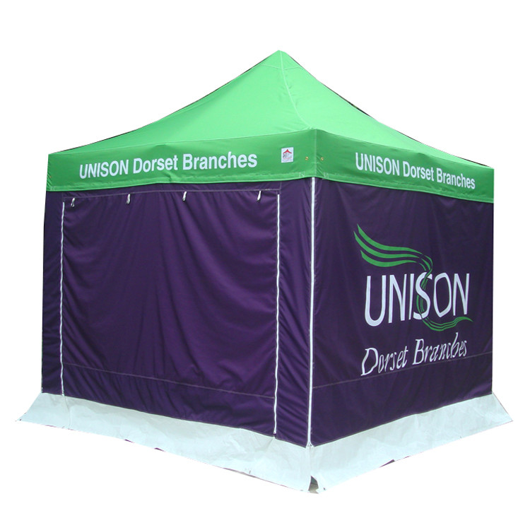 Anti UV 4X4 Marquee Canopy Tent CMYK Heat Transfer Printing With Wall