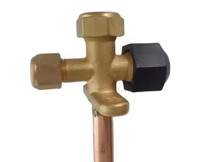 1/4 3/8 1/2 5/8 3/4 Copper Service Valve for Air Conditioner & Refrigeration AC Split Valve
