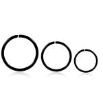 Fashion Steel Seamless Hinged Nose Hoop Ring Septum Clicker Ear Cartilage Tragus