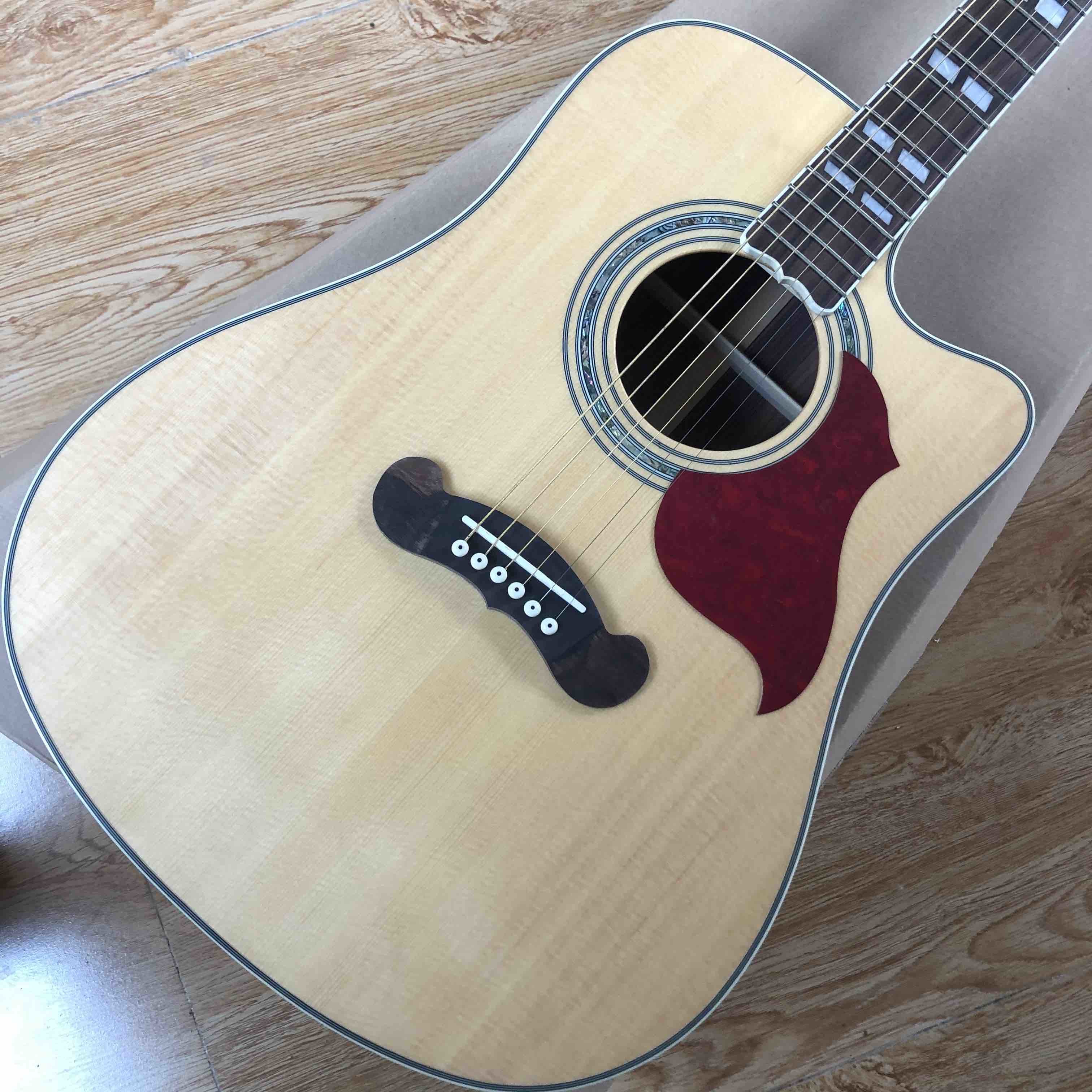 Custom Solid Spruce Top Songwriter Studio Deluxe Electric Acoustic Guitar