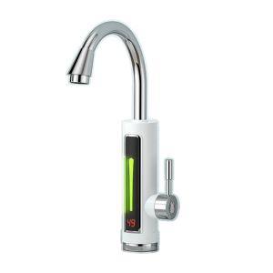 Quality 220V Electric Heated Basin Tap LVD IPX4 Kitchen Faucet With Temperature Display wholesale