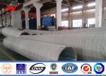 OEM Round Steel Utility Pole 15m 20kn Steel Transmission Poles