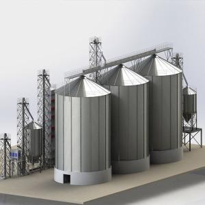 Quality Thermal Insulation Steel Grain Bin In Special Shape Safe Storage Stable wholesale