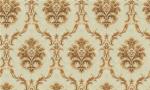 Italy Style Pvc Deep Embossed Wallpaper Waterproof With Damask Design
