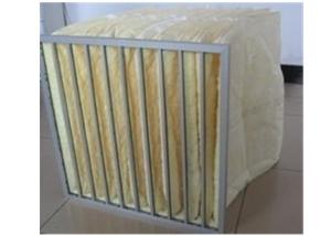 Quality Galvanized Steel Air Filter with Synthetic Fiber 50Pa Initial Pressure wholesale