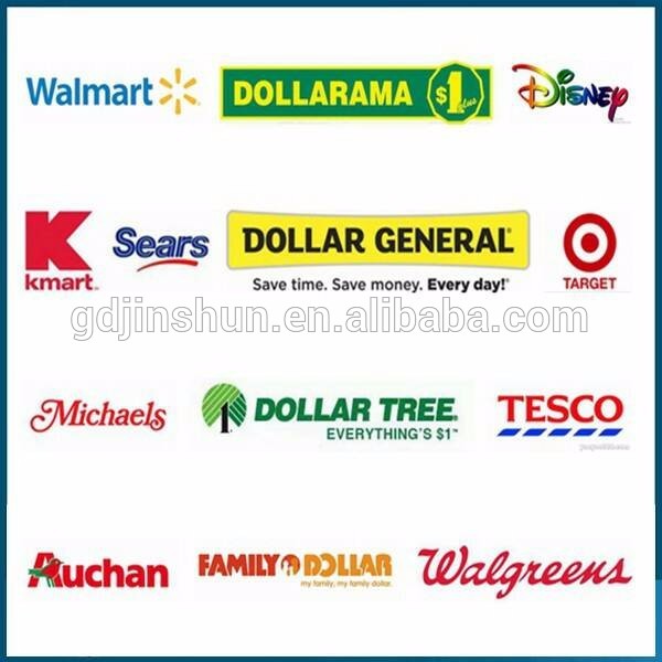 Custom printed logo die cut plastic retail bag for shopping