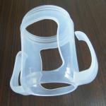 Transparent PP Feeding Bottle Holder Plastic Injection Moulding Service ISO90001