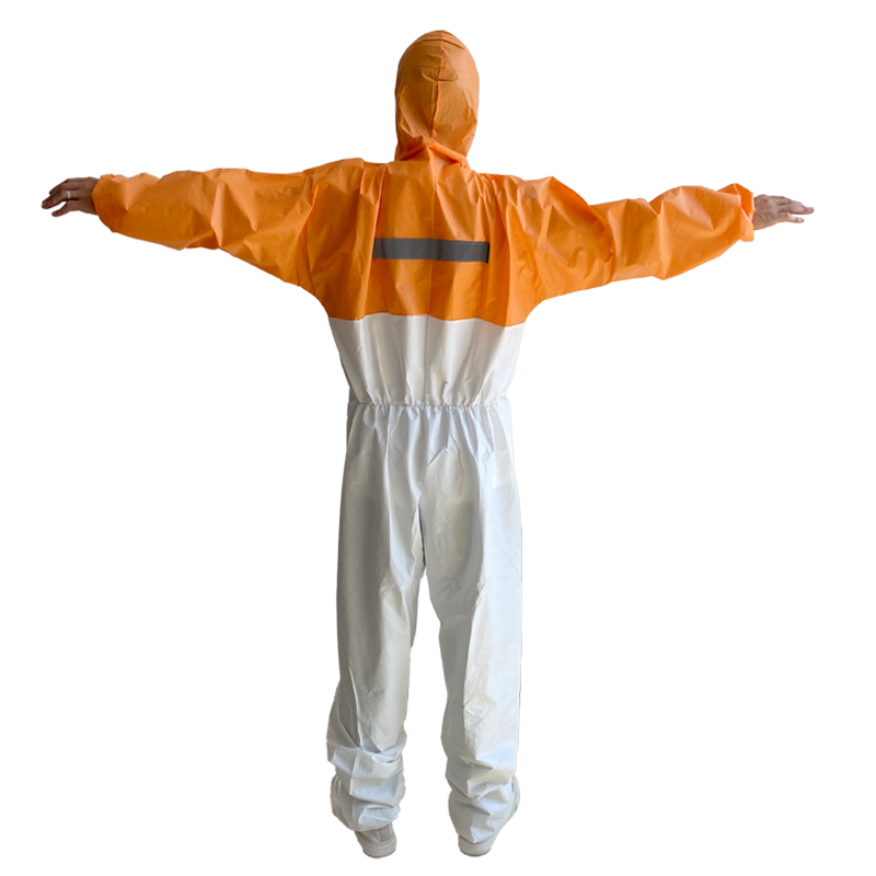 OEM Non Woven Mechanic Disposable Coverall Industry Protection Coveralls