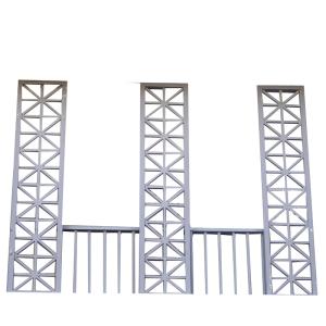 Quality Matte Black Aluminum Wrought Iron Balcony Railing Security Steel Balustrade wholesale