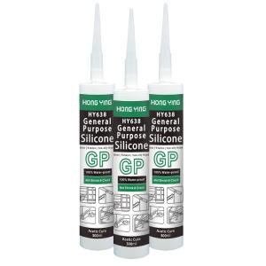 Quality 280ml 300ml Acetic Silicone Sealant Waterproof Glue General Purpose wholesale