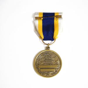 Quality Round Brass Stamped Badges And Medals Souvenir Awards Antique Gold Medals wholesale
