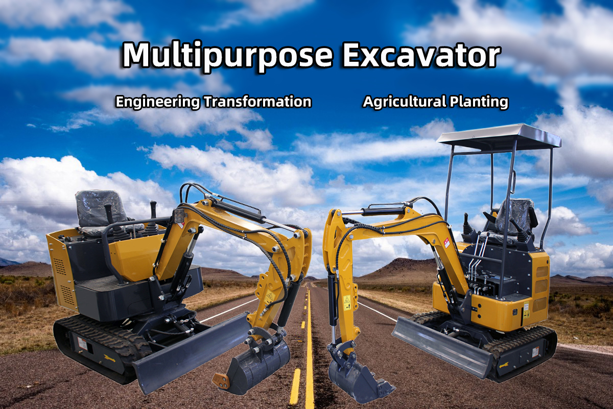 20km/H Walking Speed 1 Ton 2 Ton Micro Mini Excavator Mini Digger