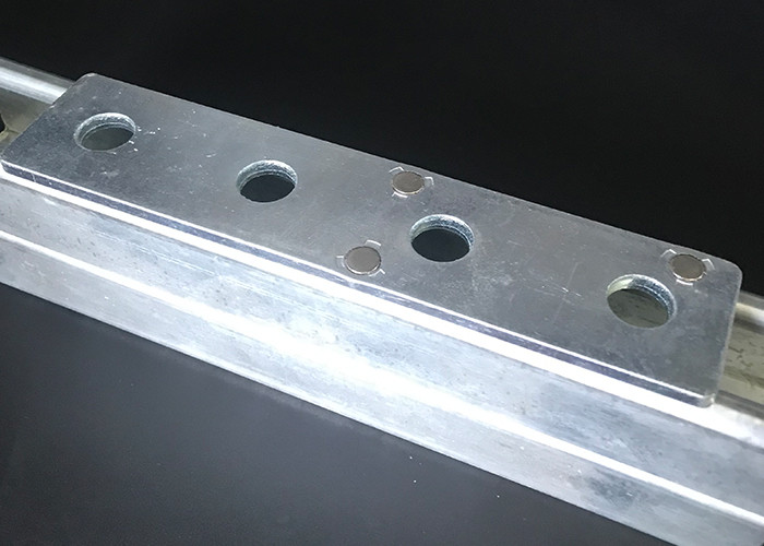 ASTM HDG Metal Corner Brackets 4 Hole Silver Magnets Flat Straight Bracket