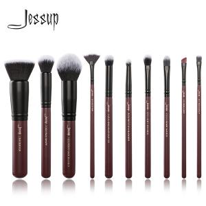 Quality Jessup 10Pcs Plum Queen Luxury Makeup Brushes Set Makeup Brush Manufacturers china T259 wholesale