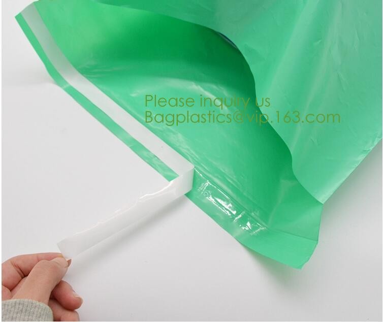 Biodegradable compostable plastic courier shipping envelope custom 10x13 matte black poly mailers bag bagplastics bageas