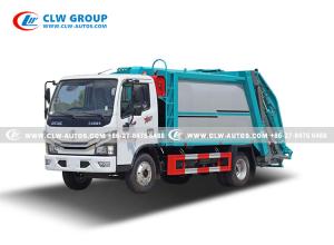 Quality Dongfeng 6CBM Rear Loader Compressed Garbage Truck wholesale
