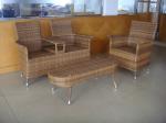 rattan garden sofa set