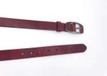 1-1/8“ Width Ladies Leather Waist Belt For Dresses And Buckle With Leather