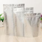 AL Standing Zipper Silver Length 22cm Liquid Spout Bags