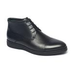Dark Blue Outdoor Walking Mens Leather Dress Boots