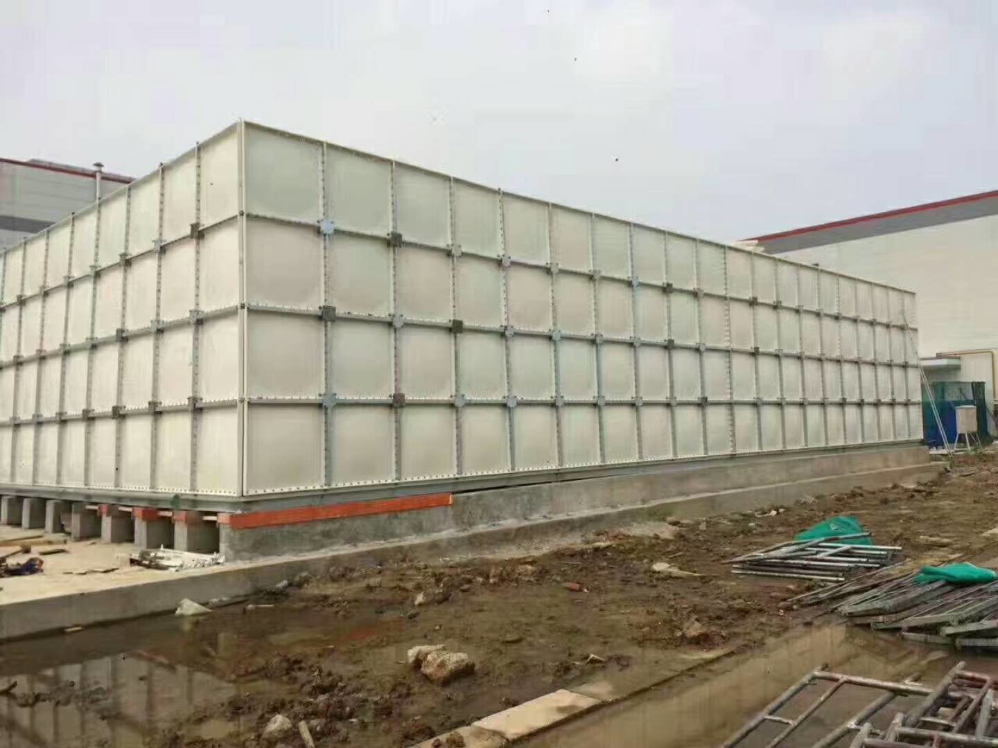 Thermal Insulated FRP Panelized Plastic Water Storage Tanks 20mm 22mm 24mm thickness