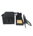 24V AC Electronic Soldering Station Black Color Ceramic Heating 120 * 140 * 93mm