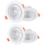 Outdoor Round Cob Ceiling Downlight , 2inch Waterproof Recessed LED Downlight