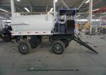 High Efficiency 2 Axles Sewage Cleaning Trailer For Vacuum Fecal Suction